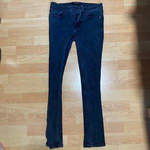 DSTLD Washed Black Denim Skinny Jeans